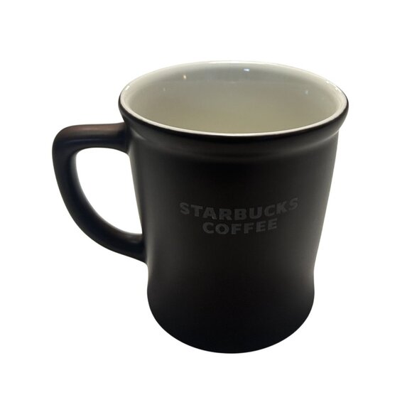 Starbucks Brown Coffee Mug 16oz 2008 Matte Finish Ceramic Collectors Cup - Picture 3 of 3